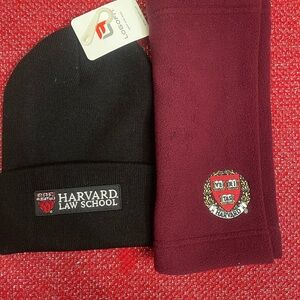 Harvard Law School Beanie and Scarf Set